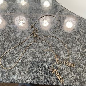 Love and peace necklace 💍